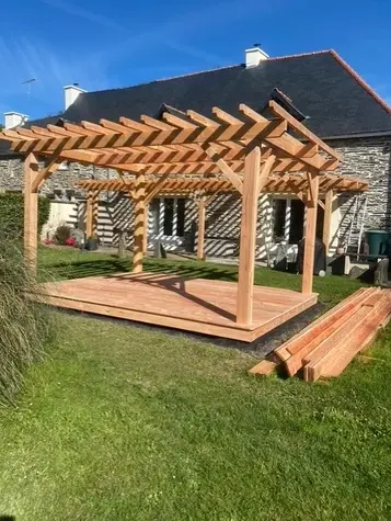 terrasse bois sur mesure à Guer - image 2