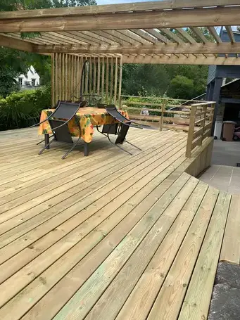 terrasse bois sur mesure Guer-5