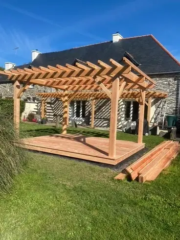 terrasse bois sur mesure Malestroit-1